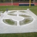 Football Field END ZONE LETTERS